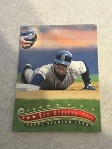 KEN GRIFFEY JR. - 1997 Topps Stadium Club Baseball #50 - SEATTLE MARINERS - Picture 1 of 2