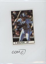 1981 All-Star Game Program Inserts Paul Molitor (Action) HOF