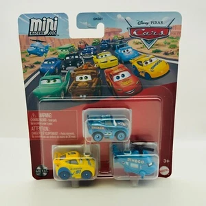 Disney Pixar Cars - Mini Racers METALLIC DINOCO MCQUEEN ELICOTTERO CRUZ pressofuso - Foto 1 di 1