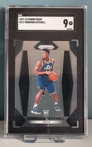 2017-18 Panini Prizm Donovan Mitchell RC #117 SGC 9 - Bild 1 von 2