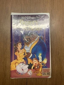 Beauty and the Beast VHS Tape 1992 Walt Disney Black Diamond Classic New Sealed - Picture 1 of 9