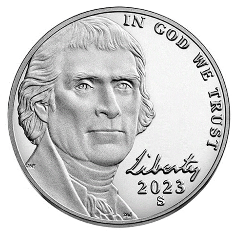 2023 S Proof Jefferson Nickel Cover