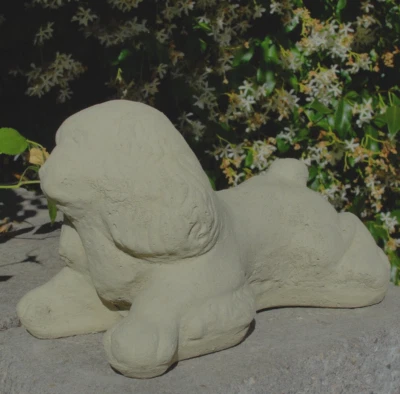 ESTATUA SPRINGER SPANIEL TERRIER DE COLECCIÓN Cemento Hormigón Exterior Jardín Perro Cachorro Foto 1 de 4