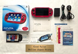 Sony PS Vita PCH-1100 AB03 Sapphire Blue 3G/Wi-Fi Console with Original Box - Picture 1 of 21