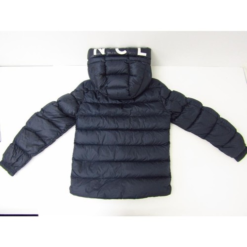 Moncler taglia 0 SALZMAN CAPPUCCIO LOGO puffer GIACCA G20911A00009 NAVY