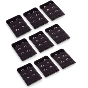 More of Me to Love Bra Extender 9-Pack - Black - 2 Hook, 3 Hook, 4 Hook - Picture 1 of 20