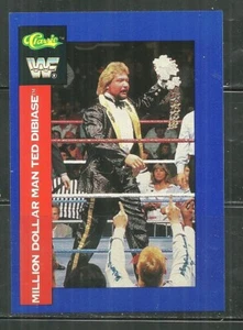 1991 CLASSIC WWF WRESTLING MILLION DOLLAR MAN TED DIBIASE #132 - Picture 1 of 2