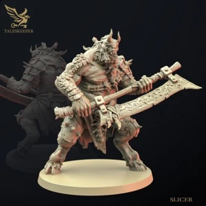 Beastman Slicer/TTRPG/Wargaming/Dungeons and Dragons/Tales Keeper Miniatures - Bild 1 von 2