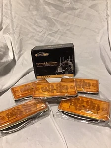 PartSam lighting and accessories quality marker lights for car truck trailer 5pc - Picture 1 of 4