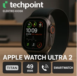 ⌚Apple Watch Ultra 2 Titan Black Armbanduhr LTE UHR Smartwatch MX4V3FD/A ✅ OVP - Bild 1 von 24