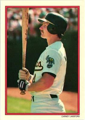 1990 Topps - Mail-In Glossy All-Star Collector's Edition Carney Lansford #6 - Image 1 of 2