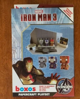 Iron Man 3 Avengers Boxos Papercraft Juego Legos Pegatinas Funko Compra más ahorra  Foto 1 de 2