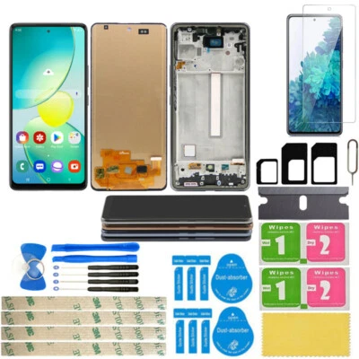 Für Samsung Galaxy A53 5G A536 OLED Lcd Display Touch Screen Digitizer + Frame - Bild 1 von 4