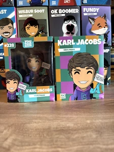 Karl Jacobs Youtooz Limited Edition Vinyl Figure# 228 with box sleeve - Picture 1 of 4