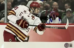Cutter Gauthier Signed 8x10 Photo Ducks Boston College BAS Rookie COA Autograph - Picture 1 of 1
