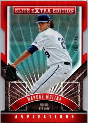 2015 Panini Elite Extra Edition #154 Marcos Molina Aspirations Die Cut #/200 - Image 1 of 2