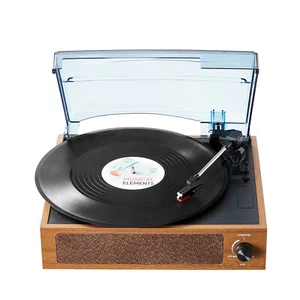 VEVOR Bluetooth Vinyl Record Player 3-Speed Belt Driven Turntable 3W Speakers - Imagen 1 de 12
