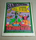 SIGNED Ramones POSTER Social Distortion  Silkscreen Lindsey Kuhn Greg Oelrich 92
