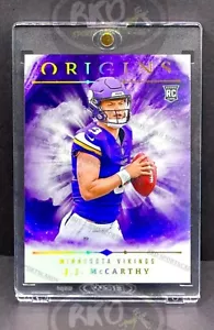 JJ McCarthy SELTENE ROOKIE LILA FARBE BLAST INVESTMENTKARTE SSP PANINI ROY NEUWERTIG - Bild 1 von 4