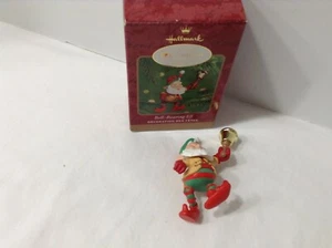 NUOVO!! Hallmark Keepsake Ornament Bell -Cuscinetto Elfo 2000 da collezione - Foto 1 di 3