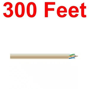 SOUTHWIRE 300-foot Spool Tan 24/4 Solid CU CAT5e CMR-CMX In'd-Out'd Data Cable - Picture 1 of 2