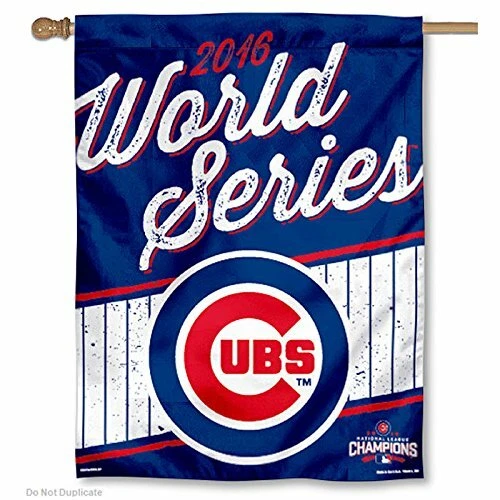 Bandeira vertical Chicago Cubs - Imagem 1 de 1