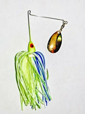 RARAS LURES Custom Single Indiana Blade - Smooth Brass - Multiple Colors