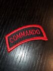 1960s 70s US Army Commando Ranger Airborne Scroll Tab Patch L@@K