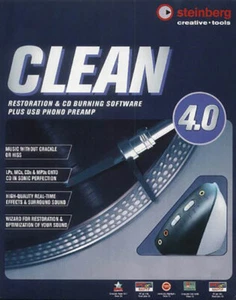 STEINBERG CLEAN v4.0 - Audio Cleaning CD VINYL NEW PC CD-ROM (Disc in Sleeve) - Picture 1 of 2