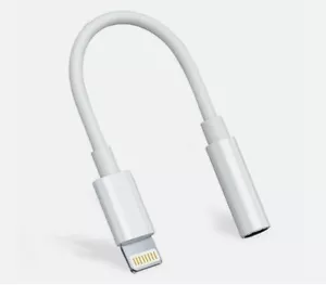 Adapter for iPhone to 3.5mm Jack Connector cable Headphone Aux All IOS Devices - Picture 1 of 1