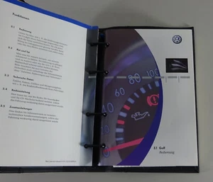 Carpeta De Documentos + Manual De Operación VW GOLF IV / 4 + Variant De 05/2002 - Imagen 1 de 2