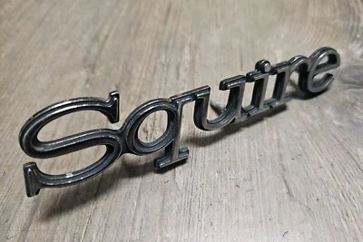 Ford Country Squire Wagon 1975-1978 cuarto panel emblema D5AZ-7125622-B fabricante original Foto 1 de 4