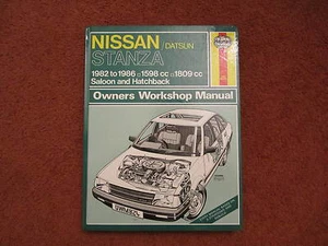 Manual Haynes se adapta a Nissan Stanza 82-86 totalmente nuevo... número de libro 824 - Imagen 1 de 1