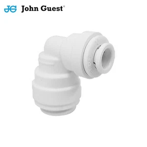 PP211612W JohnGuest L-Verschraubung BOGENVERBINDER 1/2:3/8 PP 10 Stück/Packung - Bild 1 von 3