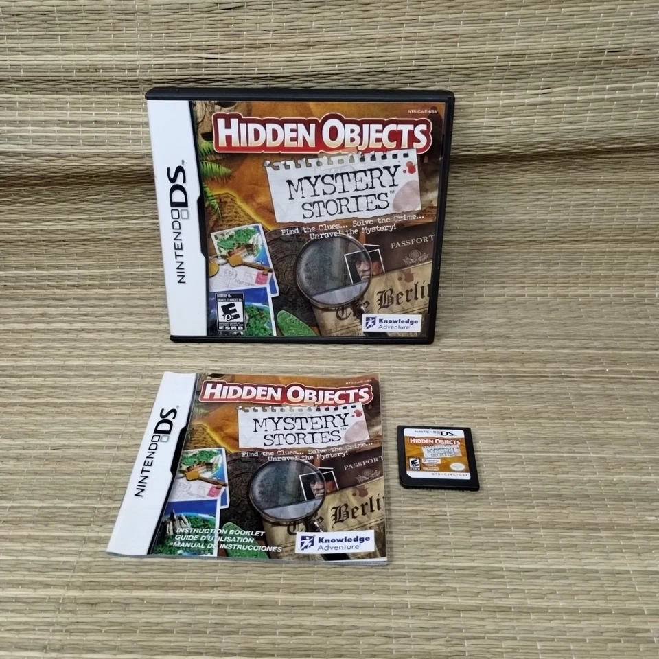 Hidden Objects: Mystery Stories (Nintendo DS, 2010) Complete VG - Image 1 of 4