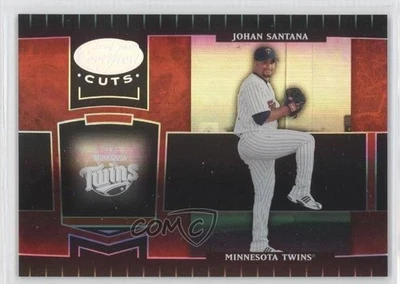 2004 Leaf Certified Cuts Marble Red /100 Johan Santana #113 - Image 1 of 2