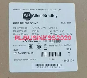 NEW Allen-Bradley 2097-V33PR6-LM Kinetix 350 Single Axis Servo Drive - Picture 1 of 5