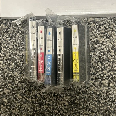 T822XL Combo 5 Pack Ink Cartridges for Epson Workforce Pro  Exp  Date 11/28/2026 - Image 1 of 3