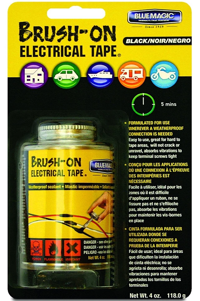 Cinta eléctrica con cepillo Blue Magic BOT55TRI-12PK - 4 oz., (paquete de 12) Foto 1 de 1