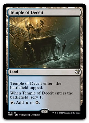 Temple of Deceit #328 (NM) Thunder Junction OTC Magic MTG - Image 1 of 2