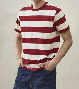 NON STOCK Mens Classic Prisoner Stripe Short Sleeve T-Shirts Cotton Casual Shirt - Picture 1 of 21