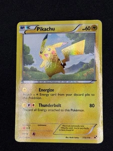 Pikachu 115/114 Black & White Holo - Picture 1 of 6