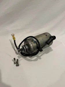 1977-1983 Suzuki GS550 GS550L GS550E Starter Motor W/ Wire + Hardware OEM TESTED - Picture 1 of 6