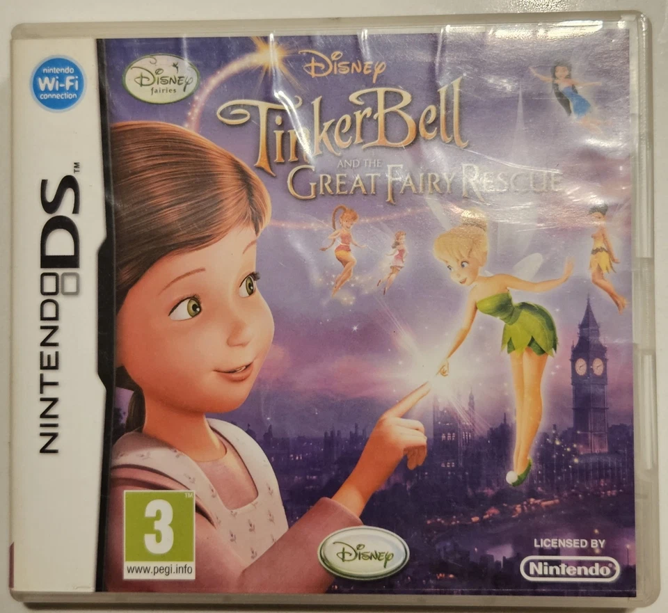 Tinker Bell & The Great Fairy Rescue Nintendo DS Game *No Manual* Disney Free 📮 - Image 1 of 4