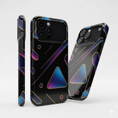 Stylish iPhone 17 Pro Max Tough Phone Cases, Gift for Him, Phone Accessories - Image 1 of 2