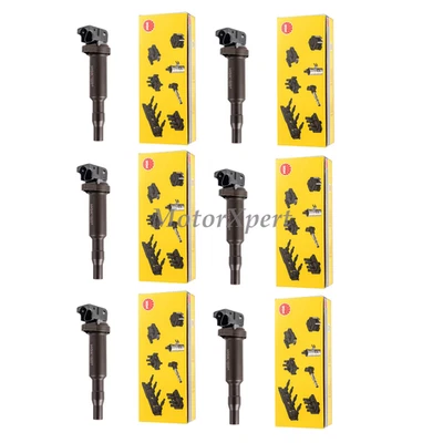 12131712219 6* OEM NGK Ignition Coils for 2007-2013 BMW 328i 335i X3 X5 L6 3.0L - Image 1 of 4