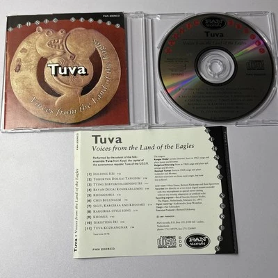 TUVA - Voices from the Land of Eagles CD 1991  mfg Holland Field Recording HIFI - Image 1 of 4