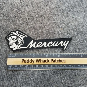 Patch Mercury Vintage Ford Lincoln Uomo Con Elmetto Alato - Foto 1 di 2