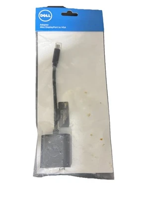 Dell Mini DisplayPort to VGA Adapter DAYBNBC084 PNKVT New Sealed Genuine OEM - Image 1 of 4