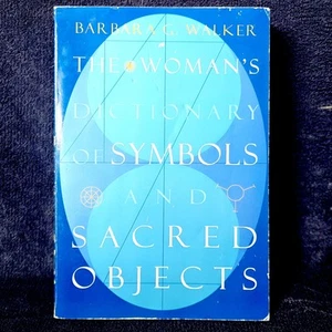 Vintage 1988 The Woman's Dictionary of Symbols and Sacred Objects Barbara Walker - Picture 1 of 18